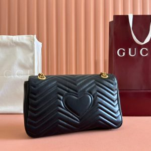 Gucci GG Marmont 31 Bag Black Calfskin 248223