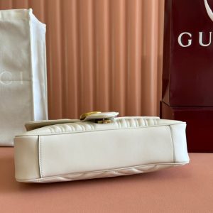 Gucci GG Marmont 31 Bag White Calfskin 248224
