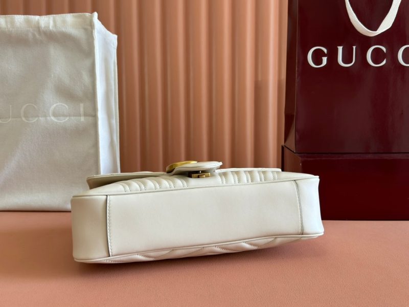 Gucci GG Marmont 31 Bag White Calfskin 248224