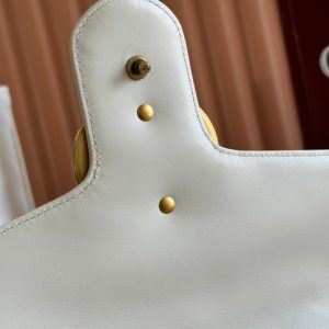 Gucci GG Marmont 31 Bag White Calfskin 248224