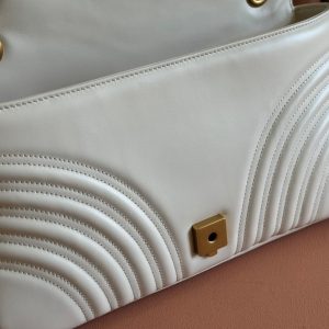Gucci GG Marmont 31 Bag White Calfskin 248224