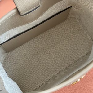 Gucci Ophidia 23cm Bag Beige White Canvas Leather 248271