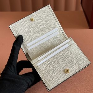 Gucci Marmont Wallet Ebony mix White Canvas Leather 250956