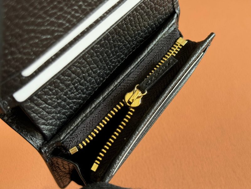 Gucci Marmont Wallet Ebony mix Black Canvas Leather 250957