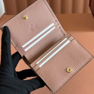 Gucci Marmont Wallet Ebony mix Pink Canvas Leather 250960