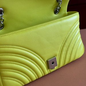 Gucci GG Marmont Bag Yellow Sheepskin 250855