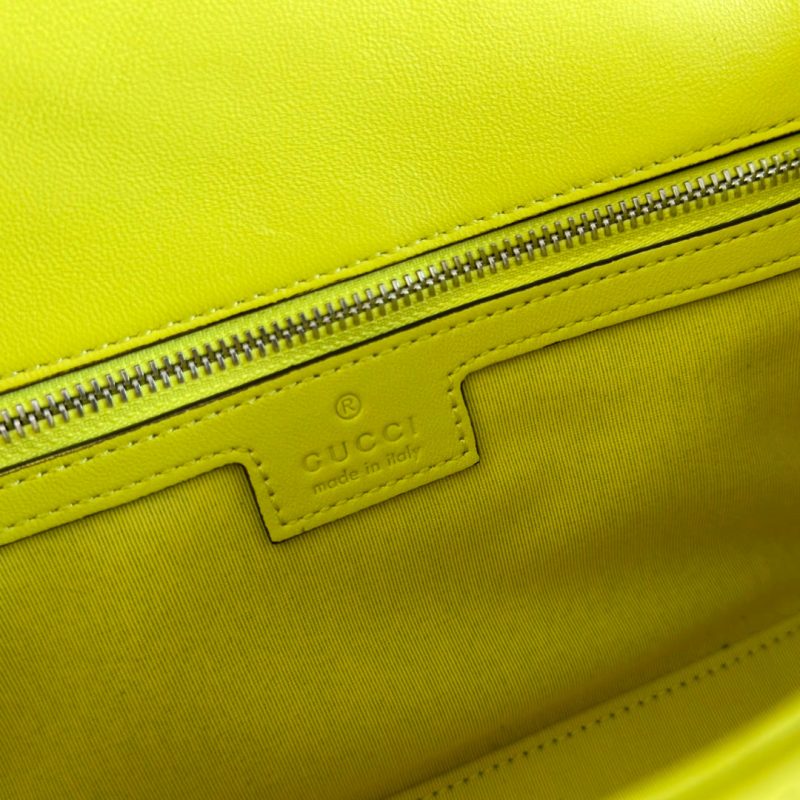 Gucci GG Marmont Bag Yellow Sheepskin 250855