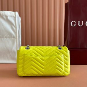Gucci GG Marmont Bag Yellow Sheepskin 250855