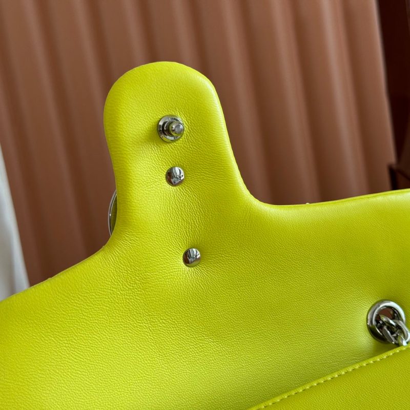 Gucci GG Marmont Bag Yellow Sheepskin 250855