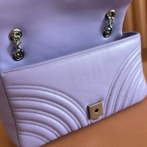 Gucci GG Marmont Bag Purple Sheepskin 250851