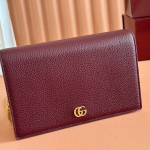 img_89648692_20250607_i1749295801_1386_5_jpg Gucci Marmont Chain Wallet Rosso Ancora Red Leather 255320