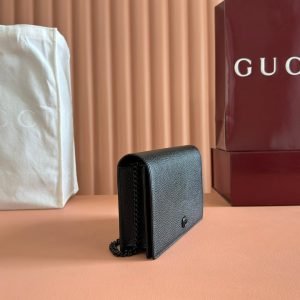 img_89648692_20250607_i1749295827_2136_2_jpg Gucci Marmont Chain Wallet Black Leather 255321