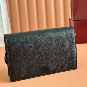 img_89648692_20250607_i1749295827_2143_3_jpg Gucci Marmont Chain Wallet Black Leather 255321