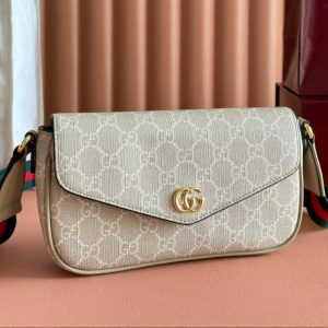 img_89648692_20250610_i1749555133_4815_3_jpg Gucci Ophidia 22cm Bag Beige White Canvas 255219