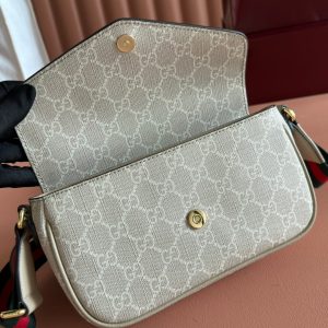 img_89648692_20250610_i1749555133_6942_4_jpg Gucci Ophidia 22cm Bag Beige White Canvas 255219