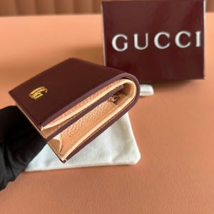 Gucci Marmont Wallet Rosso Ancora Red Leather 255228