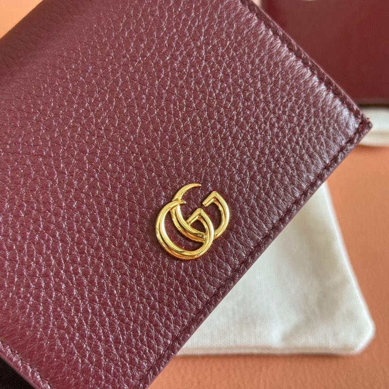 Gucci Marmont Wallet Rosso Ancora Red Leather 255228