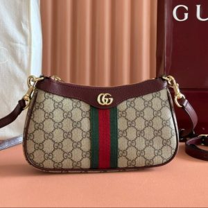 img_89648692_20250618_i1750243651_2028_2_jpg Gucci Ophidia 26cm Bag Ebony Red Canvas 255297