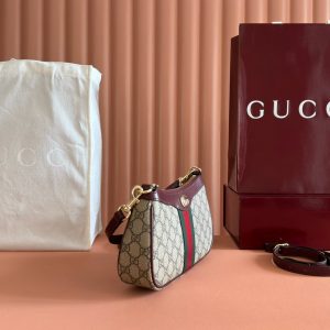 img_89648692_20250618_i1750243652_8847_7_jpg Gucci Ophidia 26cm Bag Ebony Red Canvas 255297