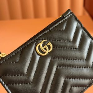 img_89648692_20250620_i1750414390_5502_1_jpg GG Marmont Card Case Zipper Wallet Black Leather 255163