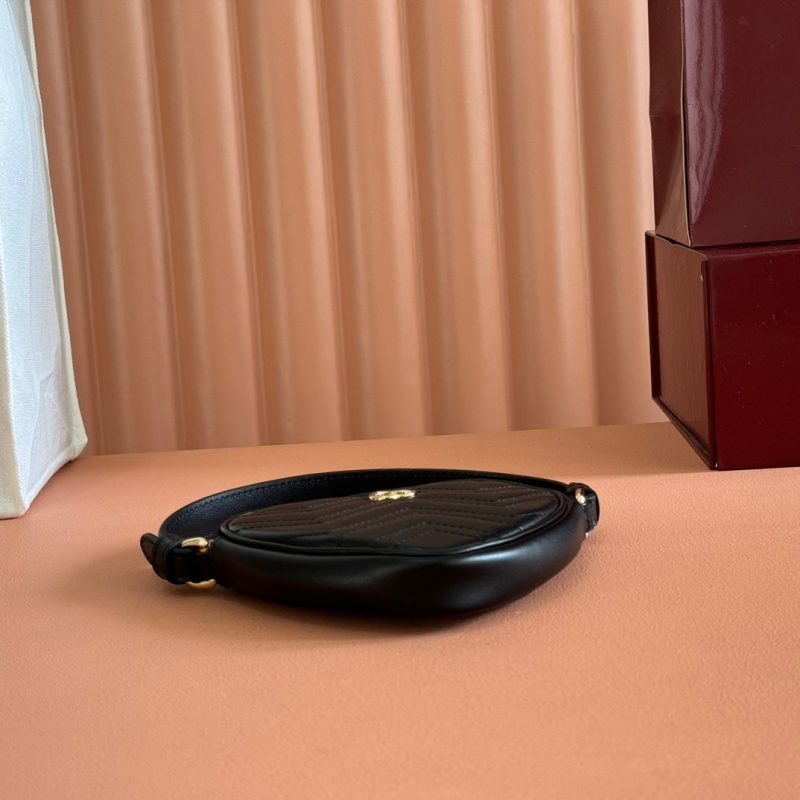 Gucci Marmont Heart Bag Black Calfskin 255057