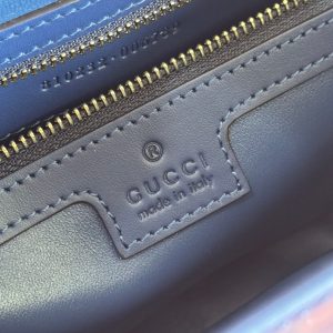 Gucci Jackie Bag Blue Leather 255029