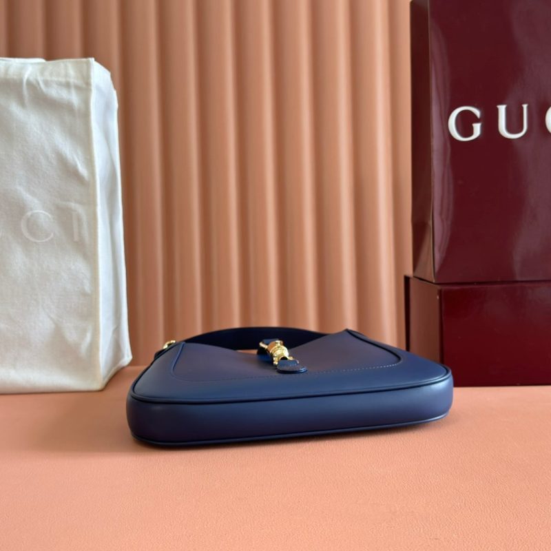 Gucci Jackie Bag Blue Leather 255029