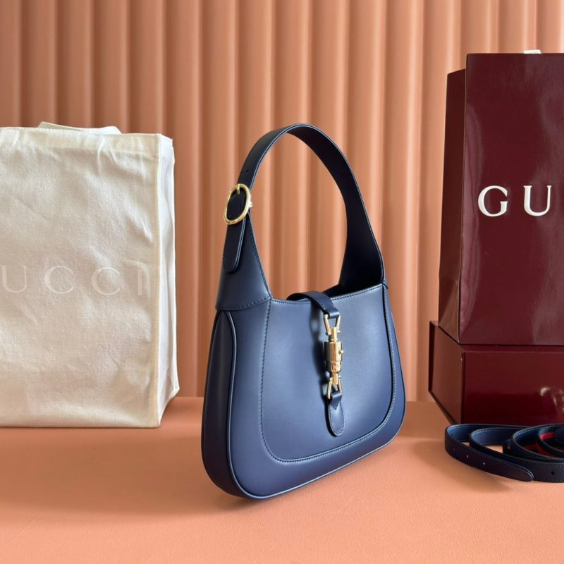 Gucci Jackie Bag Blue Leather 255029