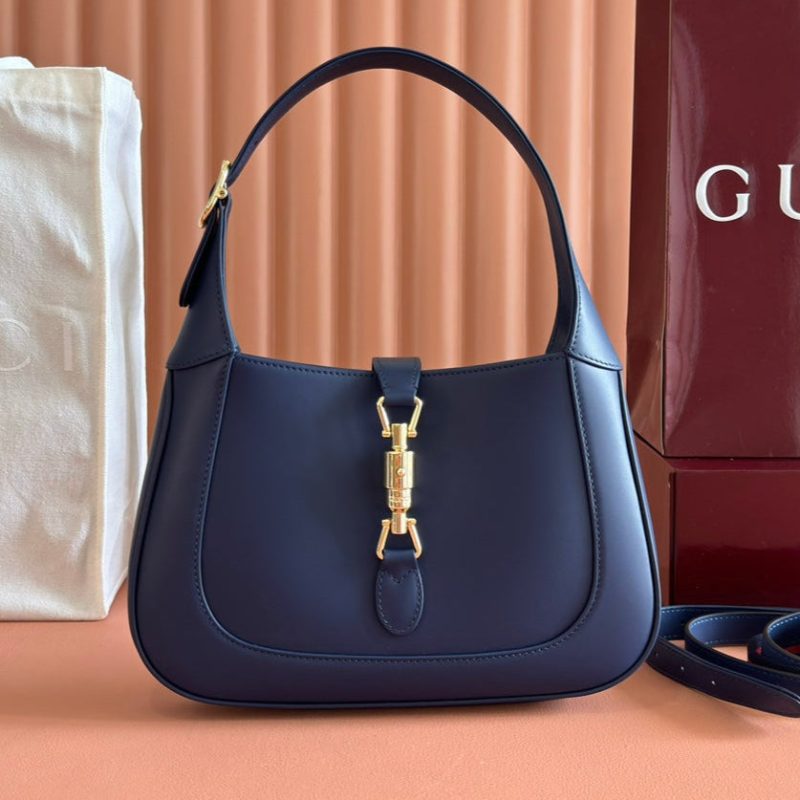 Gucci Jackie Bag Blue Leather 255029