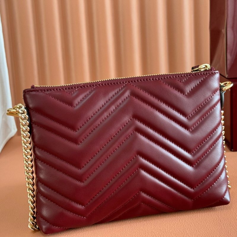 img_89648692_20250623_i1750677456_5055_6_jpg GG Marmont Pochette With Chain Rosso Ancora Red Cowhide 255062