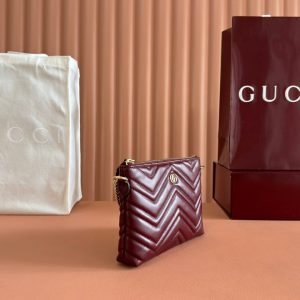 img_89648692_20250623_i1750677456_9928_0_jpg GG Marmont Pochette With Chain Rosso Ancora Red Cowhide 255062