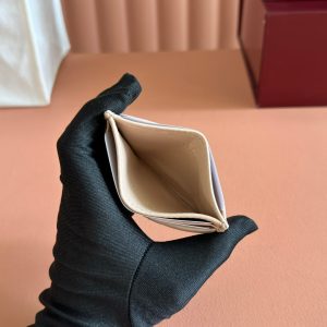 Gucci Marmont Card Wallet Beige Calfskin 254955