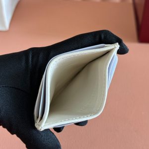 Gucci Marmont Card Wallet Light Beige Calfskin 254963