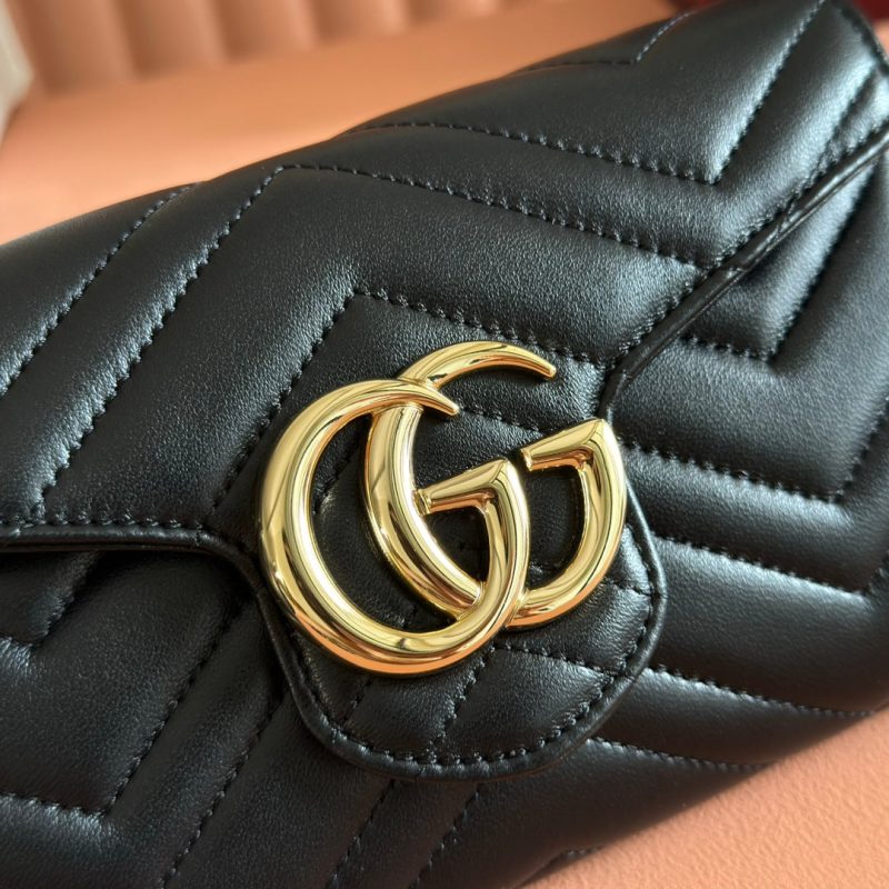 img_89648692_20250628_i1751106906_1761_3_jpg Gucci Marmont Chain Wallet Black Cowhide 254966