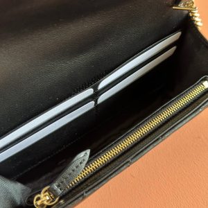 img_89648692_20250628_i1751106906_7492_5_jpg Gucci Marmont Chain Wallet Black Cowhide 254966