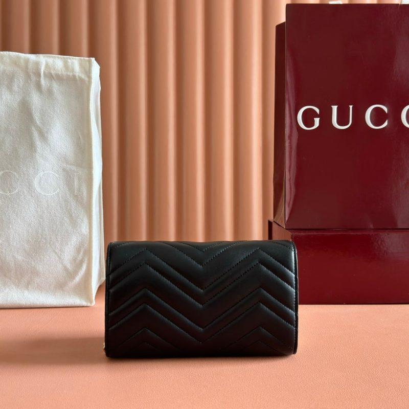 img_89648692_20250628_i1751106906_8042_7_jpg Gucci Marmont Chain Wallet Black Cowhide 254966