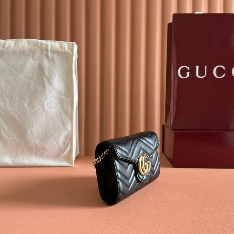 img_89648692_20250628_i1751106906_9108_0_jpg Gucci Marmont Chain Wallet Black Cowhide 254966