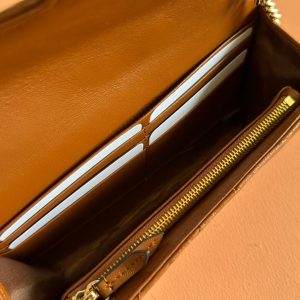 img_89648692_20250628_i1751107122_7708_6_jpg Gucci Marmont Chain Wallet Brown Cowhide 254969