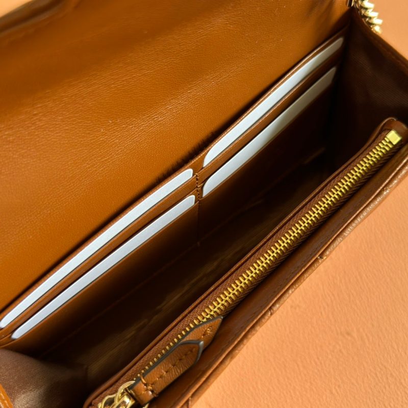 img_89648692_20250628_i1751107122_7708_6_jpg Gucci Marmont Chain Wallet Brown Cowhide 254969