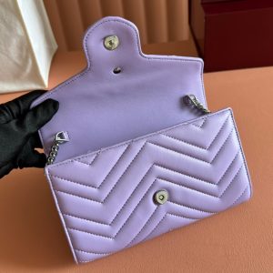 img_89648692_20250628_i1751107217_1856_2_jpg Gucci Marmont Chain Wallet Purple Cowhide 254971