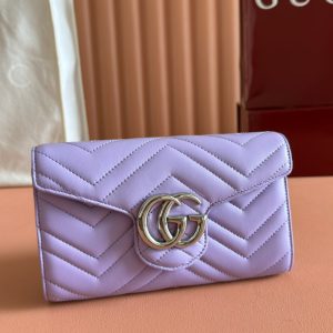 img_89648692_20250628_i1751107217_2304_3_jpg Gucci Marmont Chain Wallet Purple Cowhide 254971