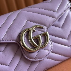 img_89648692_20250628_i1751107217_6823_5_jpg Gucci Marmont Chain Wallet Purple Cowhide 254971