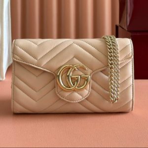 img_89648692_20250628_i1751107248_252_4_jpg Gucci Marmont Chain Wallet Beige Cowhide 254972