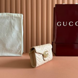 img_89648692_20250628_i1751107248_2930_6_jpg Gucci Marmont Chain Wallet Beige Cowhide 254972