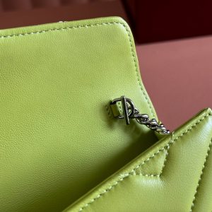 img_89648692_20250628_i1751107269_5342_1_jpg Gucci Marmont Chain Wallet Green Cowhide 254974