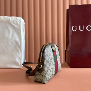 img_89648692_20250907_i1757239973_4305_2_jpg GG Ophidia Small Shoulder Bag 23.5cm Beige Brown Canvas Leather