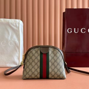img_89648692_20250907_i1757239973_7182_3_jpg GG Ophidia Small Shoulder Bag 23.5cm Beige Brown Canvas Leather