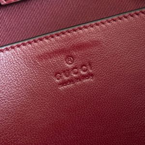 GG 2025 Marmont Tote Bag 29cm Rosso Ancora Red Sheepskin 273627