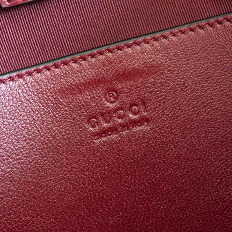 GG 2025 Marmont Tote Bag 29cm Rosso Ancora Red Sheepskin 273627