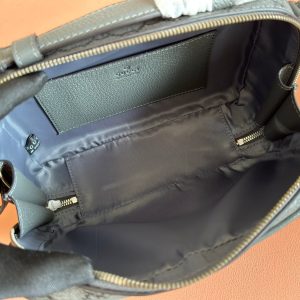 GG Ophidia Small Crossbody Bag Dusty Blue  GG Monogram Fabric 272073